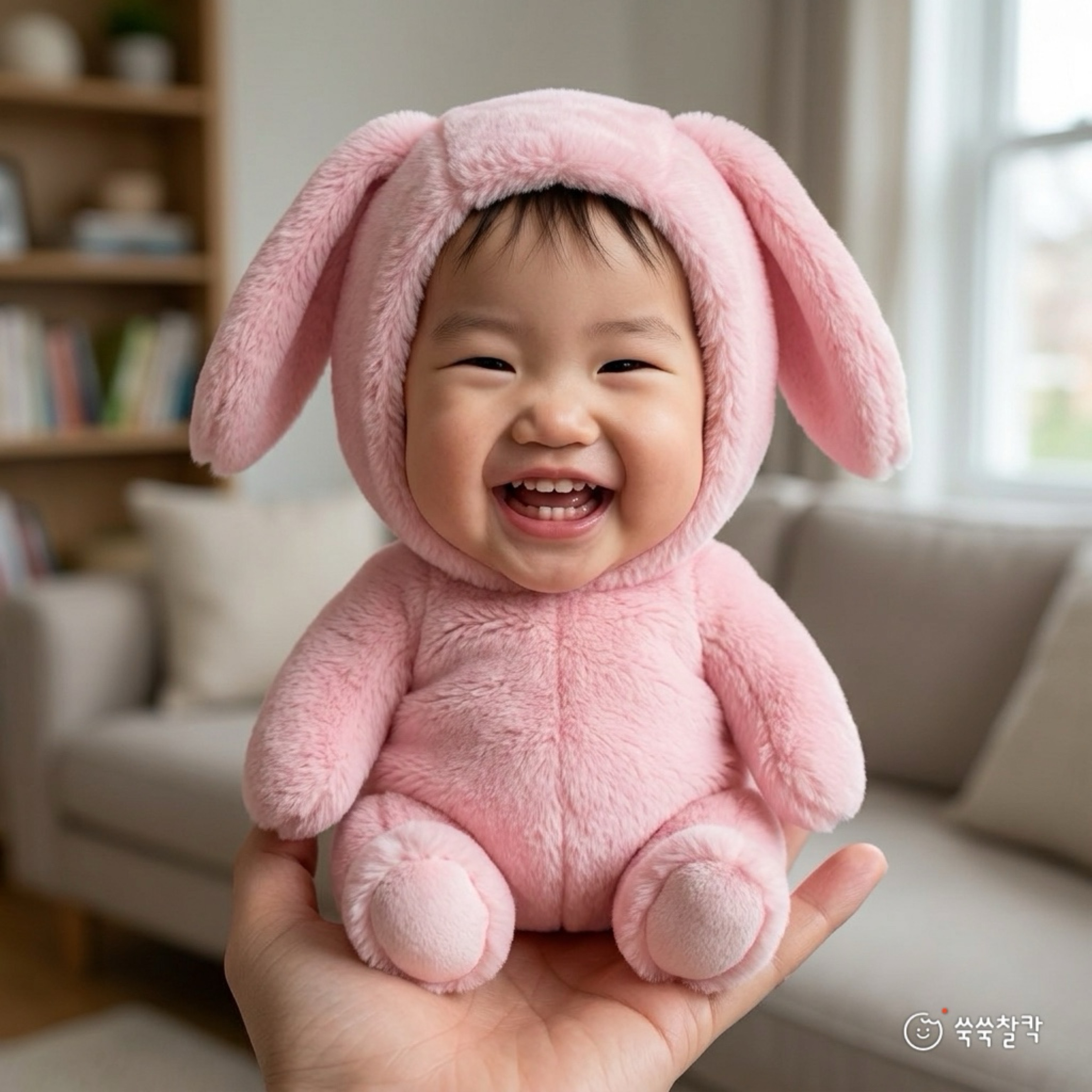 赤ちゃんの写真で絵文字作り、
すくすくぱしゃの「すくティコン」